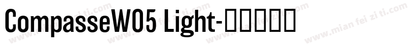 CompasseW05 Light字体转换